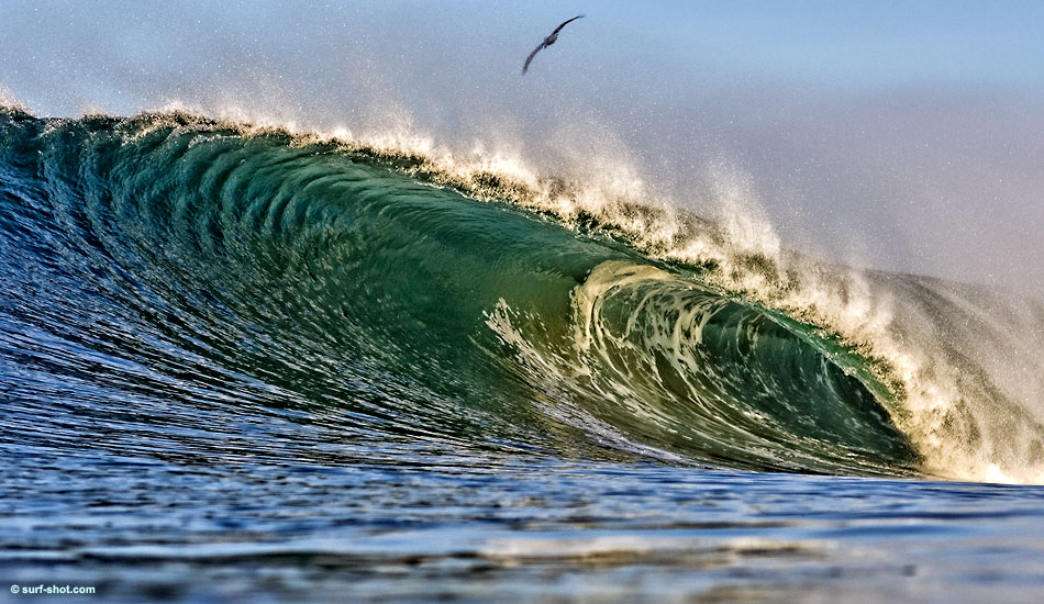 December 2009.  The El Nino winter of 2009 piled up lots of sand and brought lots of swell. Photo: <a href=\"http://www.surf-shot.com\" target=_blank>Surf-Shot.com</a>